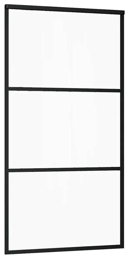 Porta deslizante c/ conj ferragens 102x205cm vidro ESG/alumínio