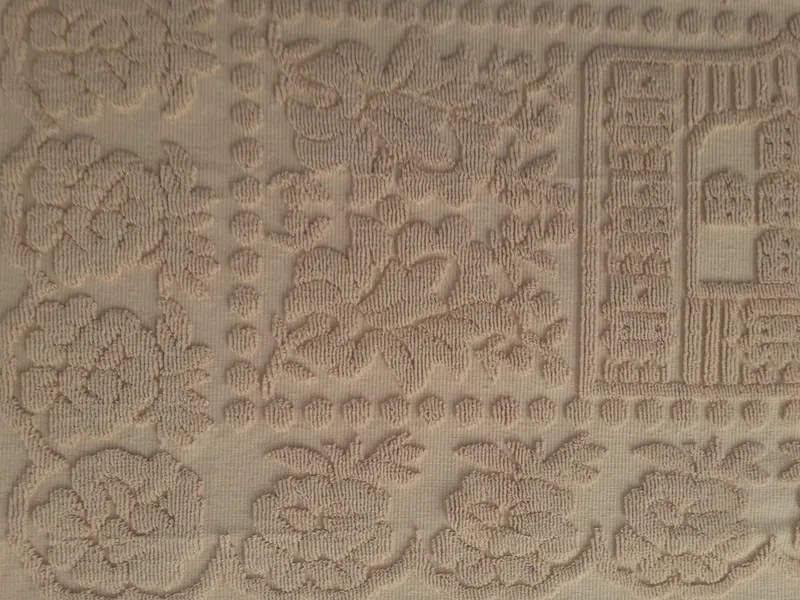 Tapetes artesanais 100% algodão cru - Coroa de Rei: 60x120 cm