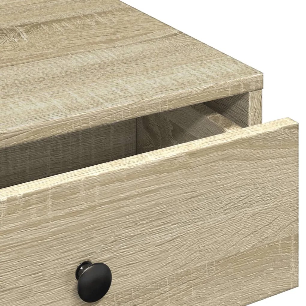 Mesa de centro 90x90x28 cm contraplacado carvalho sonoma