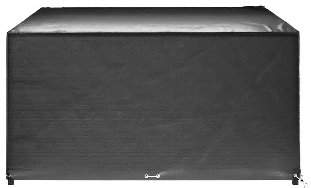 Capas móveis de jardim 2 pcs 16 ilhós 278x204x105 cm retangular