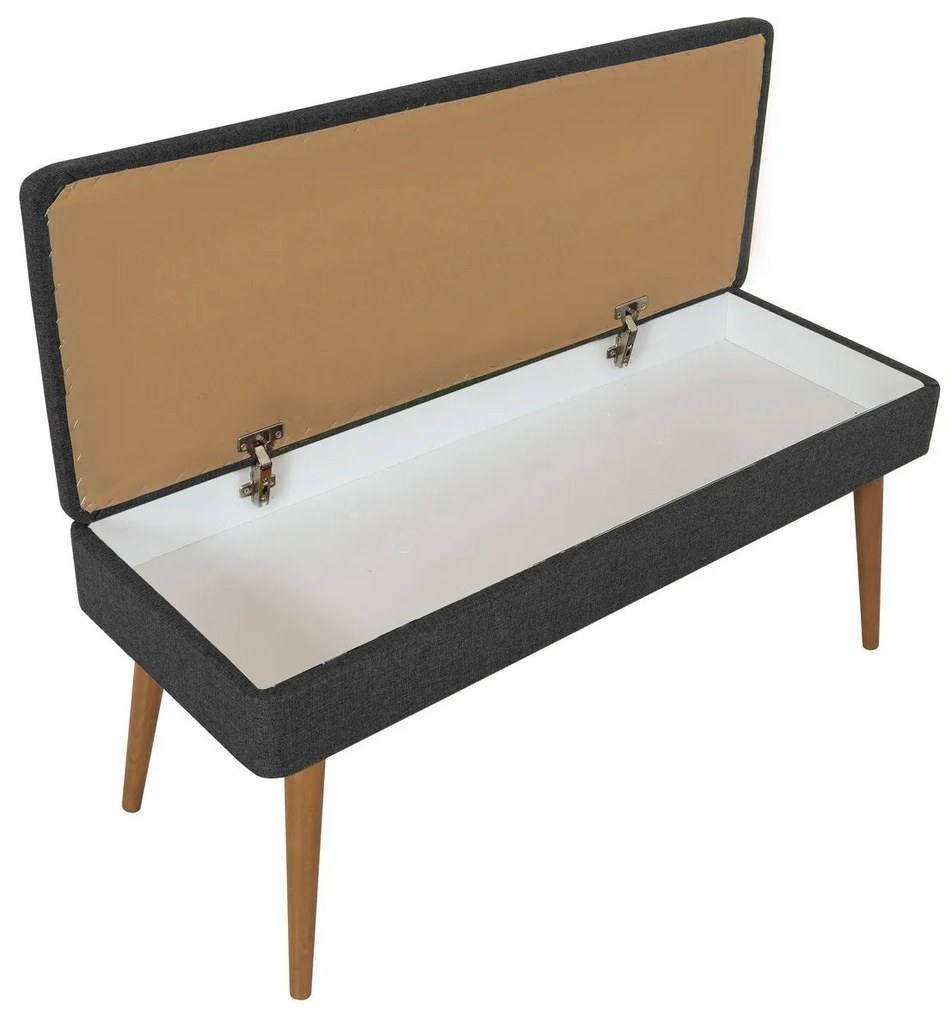 Conjunto de Mobiliário de Entrada Vegas – Branco/Antracite – Sapateira