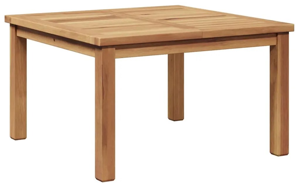 Mesa de centro Castanho 60 x 60 x 36 cm Madeira de teca sólida