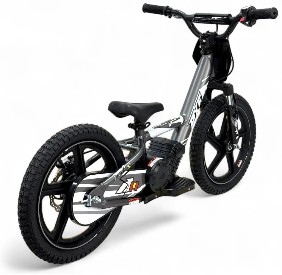 Bicicleta elétrica infantil 250W 16” pro Roan RXF Sedna Cinzenta