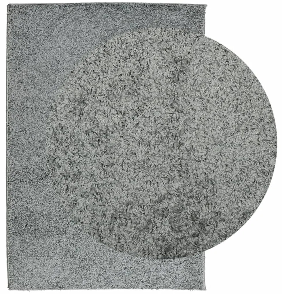 Tapete shaggy de pelo alto PAMPLONA 120x170 cm verde