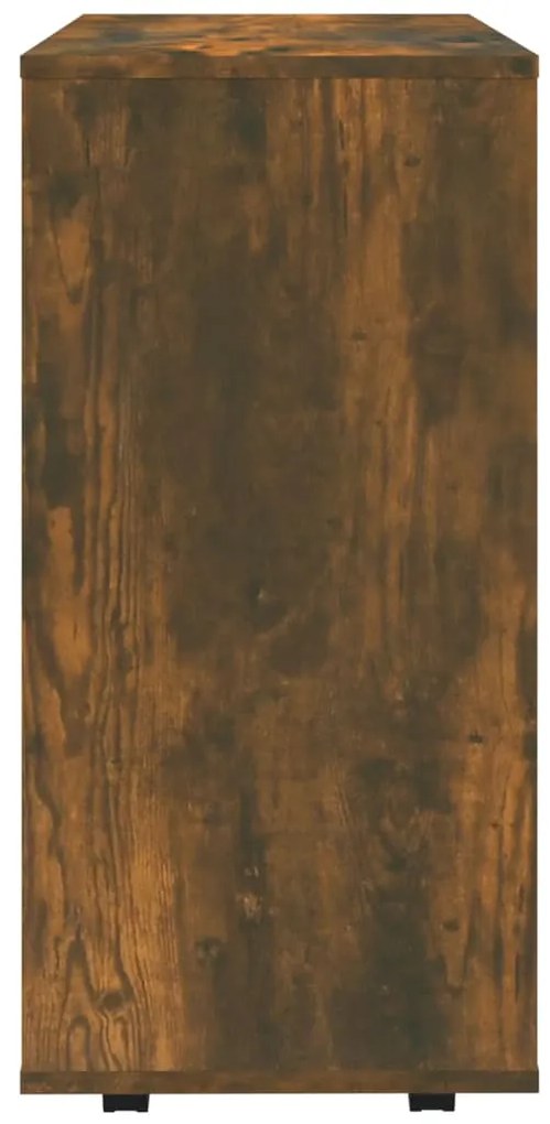 Móvel com rodas 60x35x75 cm derivados madeira carvalho fumado