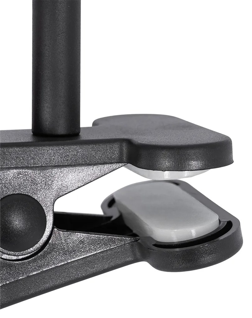 Ventilador de mesa preto com LED 2700K - Dores Moderno