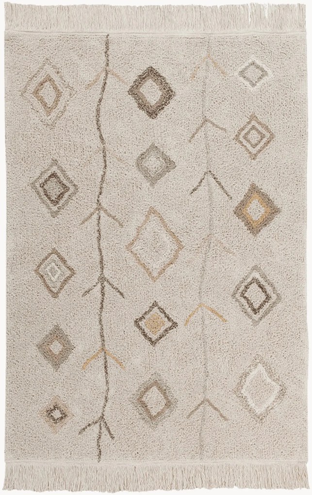 Tapete infantil lavável artesanal em algodão Kaarol