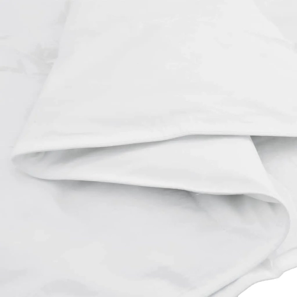 Edredão com travesseiro 2 pcs Branco 135 x 200 cm Penugem