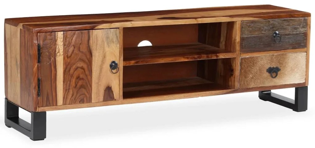 vidaXL Móvel de TV madeira acácia maciça 120x30x40 cm