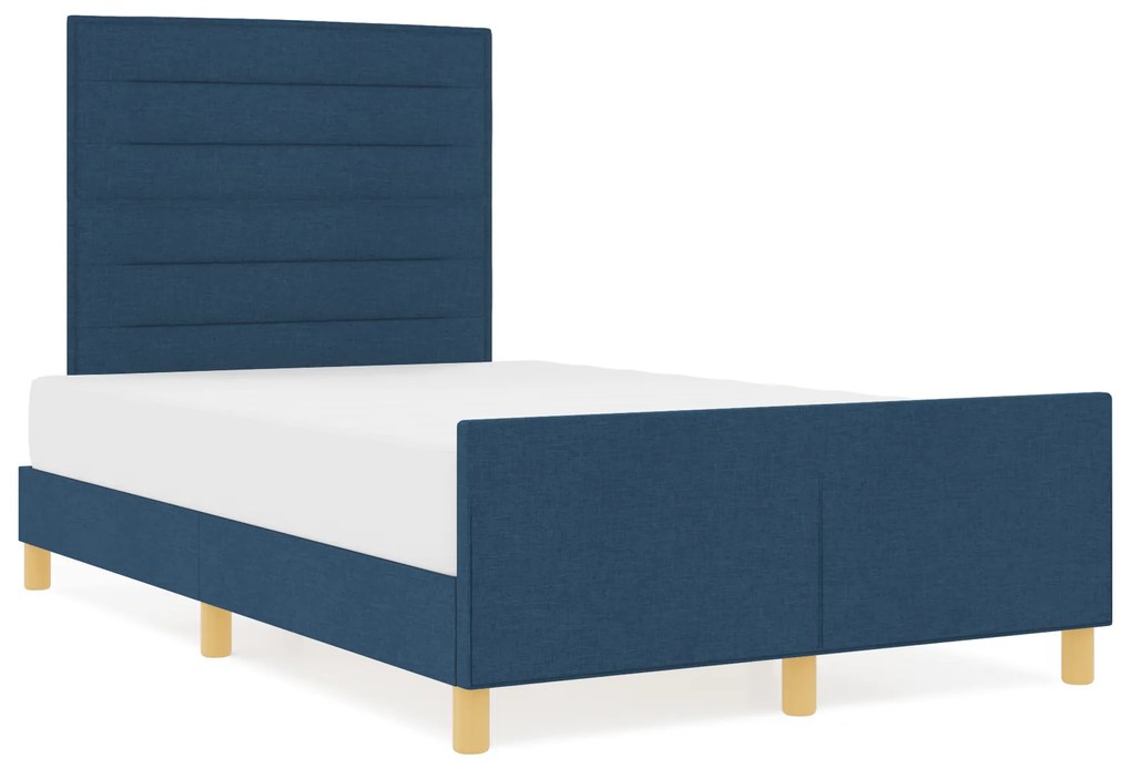 Cama Azul 120x190 cm Tecido