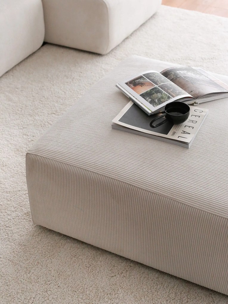Pouffe Yolo – Branco – 86x41x86 cm