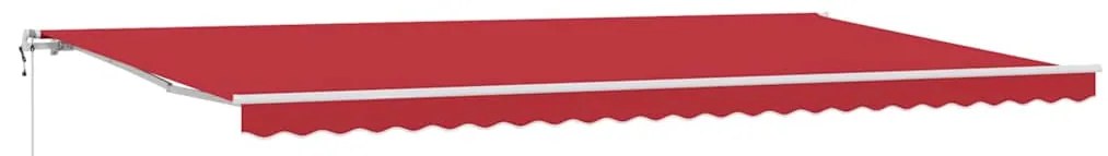 Toldo Vermelho Vermelho 600 × 350 cm Vermelho