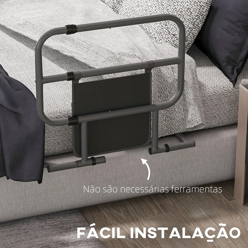Grade para Cama Adulto Guarda de Segurança para Cama Dobrável Barreira