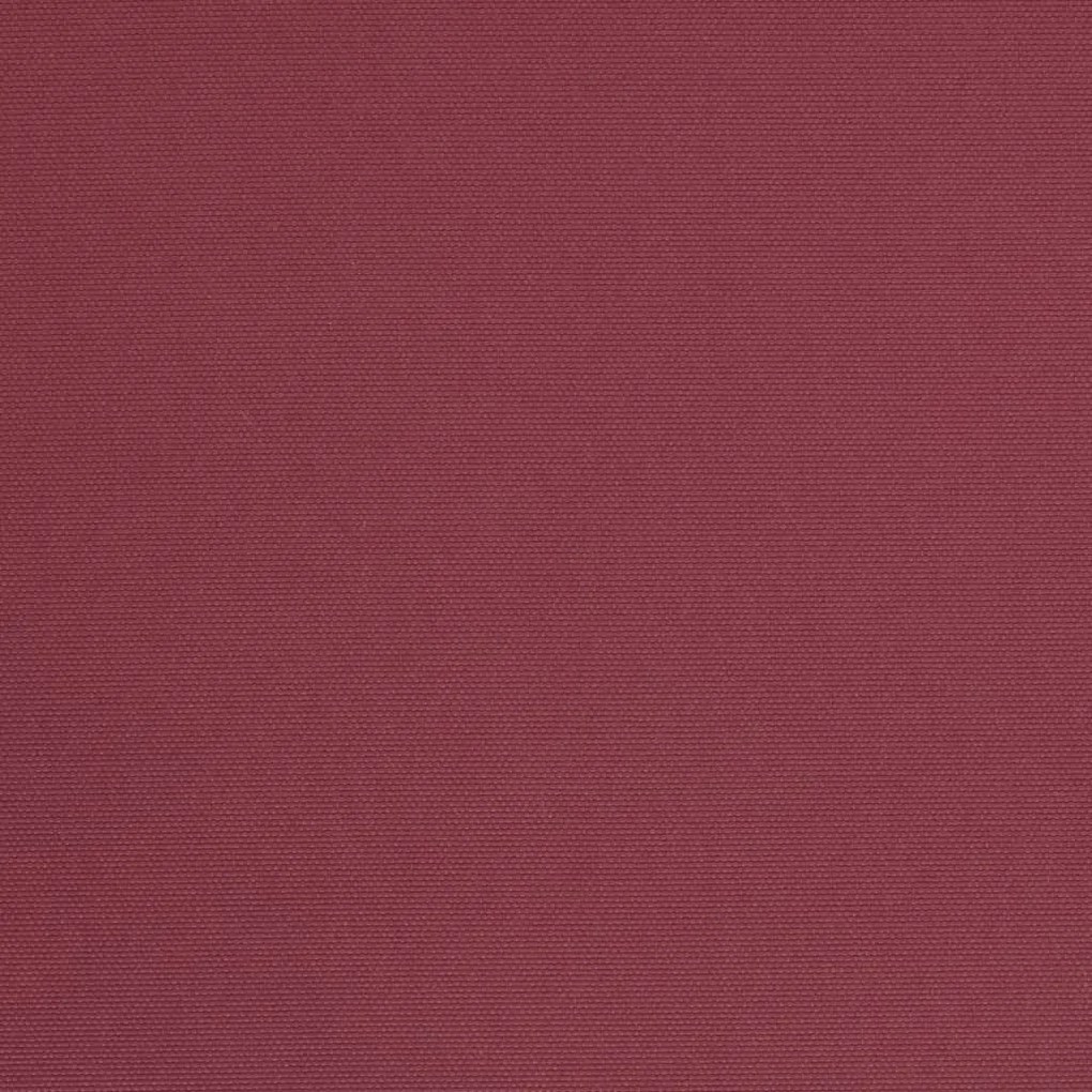 Guarda-sol de jardim c/ cabeça dupla/luzes LED 449x245 cm bordô
