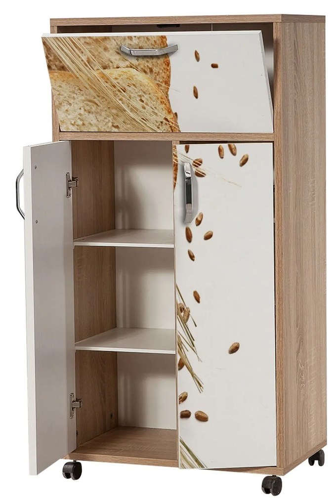 Armário Multiuso Kiler – Carvalho Sonoma – 60x116x36 cm