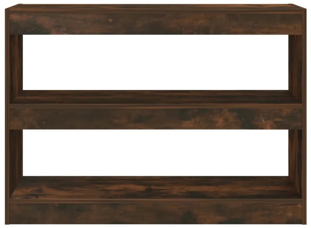 Estante/divisória 100x30x72 cm cor carvalho fumado