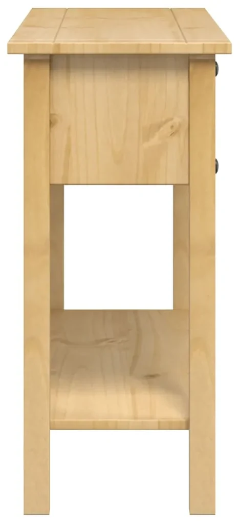Mesa consola Corona 114x34,5x73 cm madeira de pinho maciça