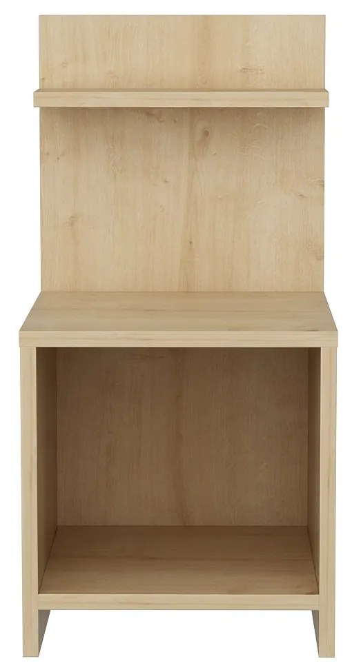 Mesa de Cabeceira Ullman – Cor Carvalho – 35,6 cm x 37,4 cm x 72 cm