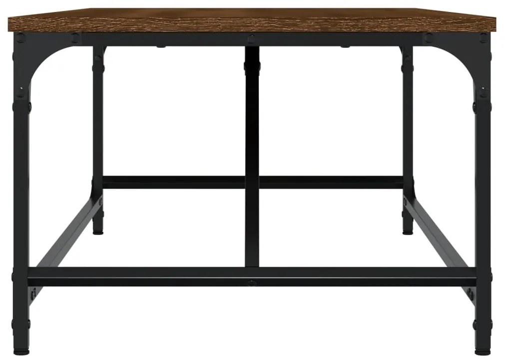 Mesa de centro 100x50x35 cm derivados madeira carvalho castanho