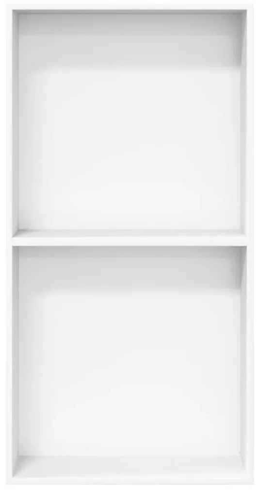 Nicho parede p/ duche 32x62x9 cm aço inoxidável branco mate