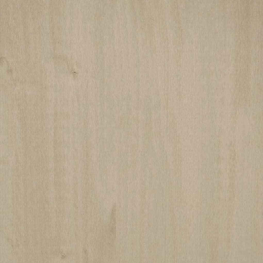 Mesa de centro HAMAR 100x55x35 cm pinho maciço castanho-mel