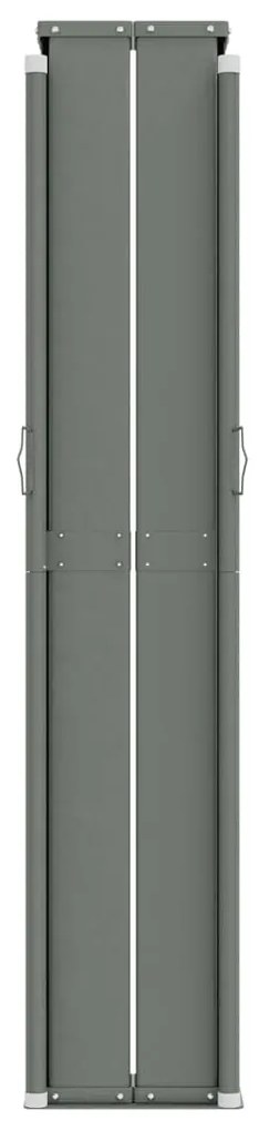Toldo lateral retrátil 220x1000 cm vermelho