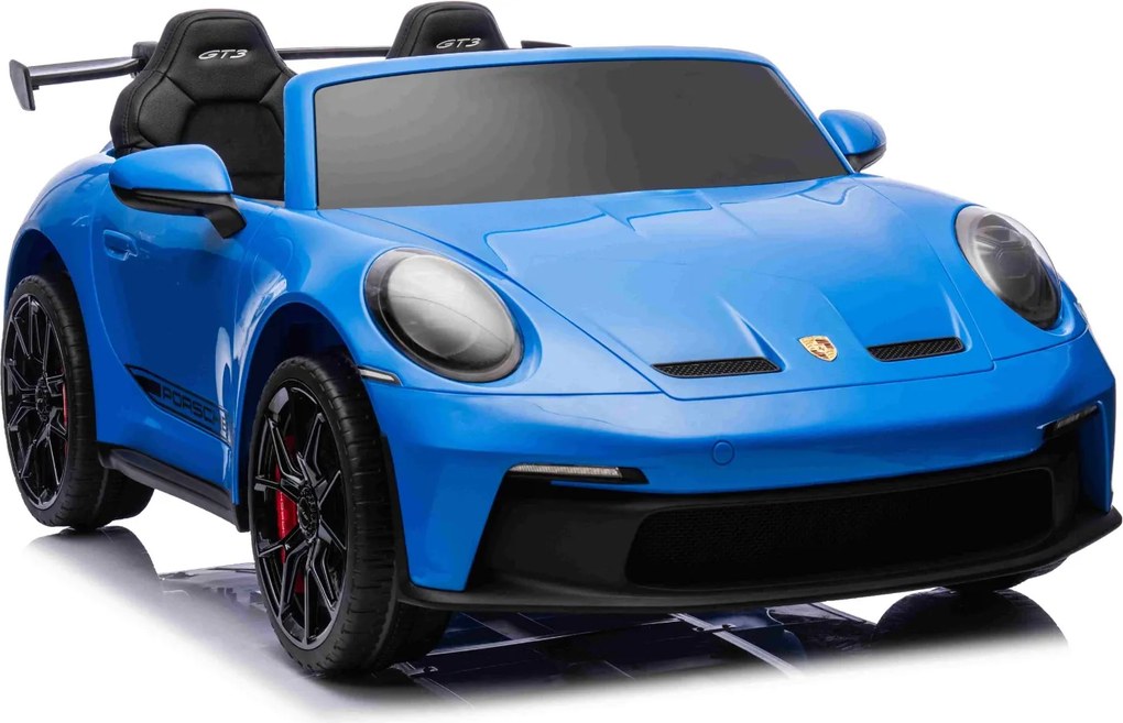 Carro elétrico para crianças Porsche 911 24V 4x4, 2 lugares, controlo remoto, entrada USB/AUX, motores de 200W, bateria de lítio, luzes LED licença OR