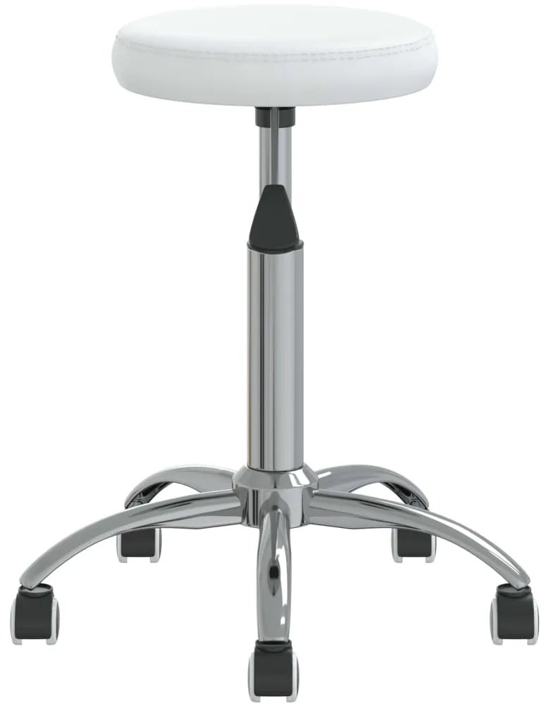 Cadeira de jantar couro artificial branco