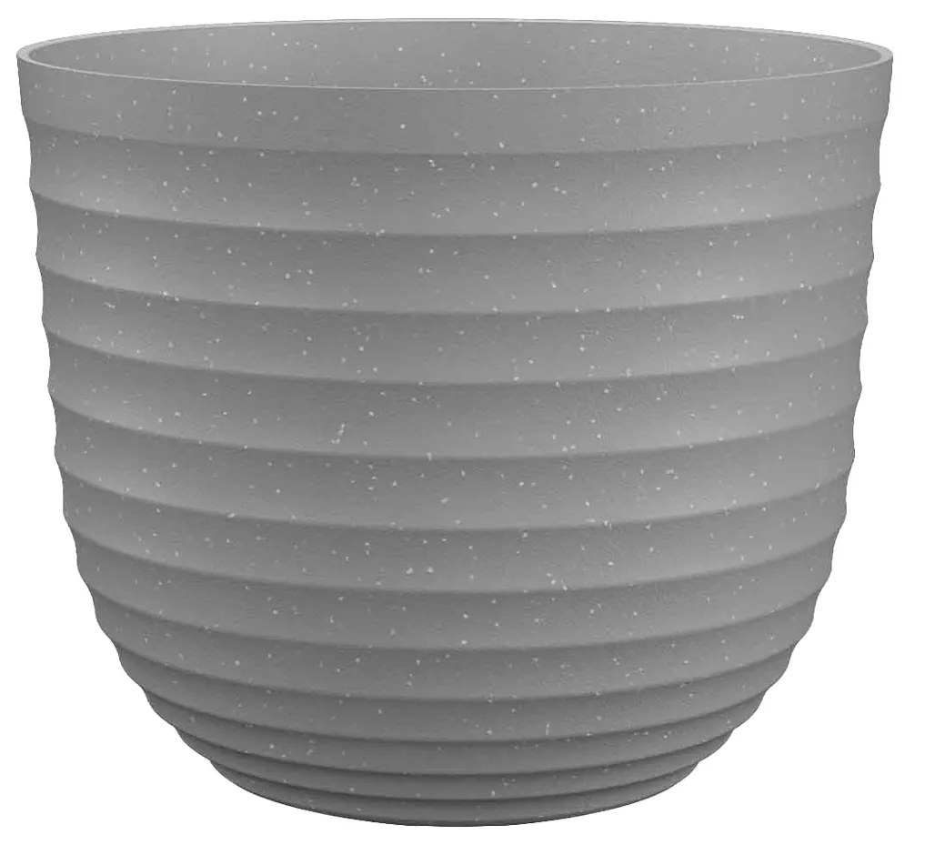 Vaso Havana Waves Ø20X16.6cm 3.5L Cinza Calcário