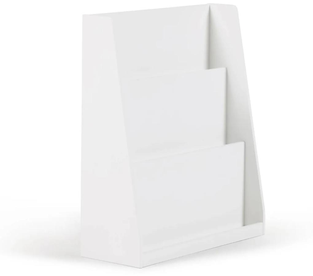 Kave Home - Estante para livros Adiventina de MDF branco 59,5 x 69,5 cm