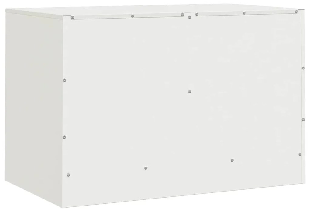Móvel de TV 67x39x44 cm aço branco