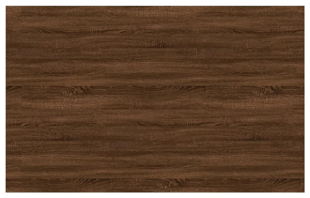 Prateleiras parede 4 pcs derivados de madeira carvalho castanho