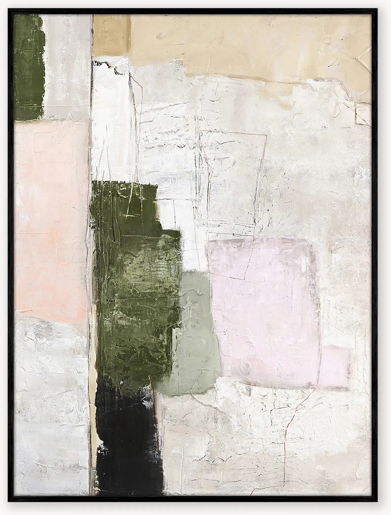 Quadro em tela pintado à mão Rustic Revival