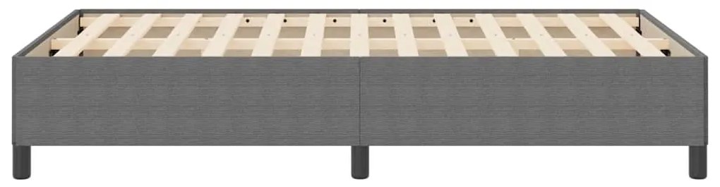 Estrutura de Cama vidaXL Cinza Claro 120x190 cm em Tecido Cotelê