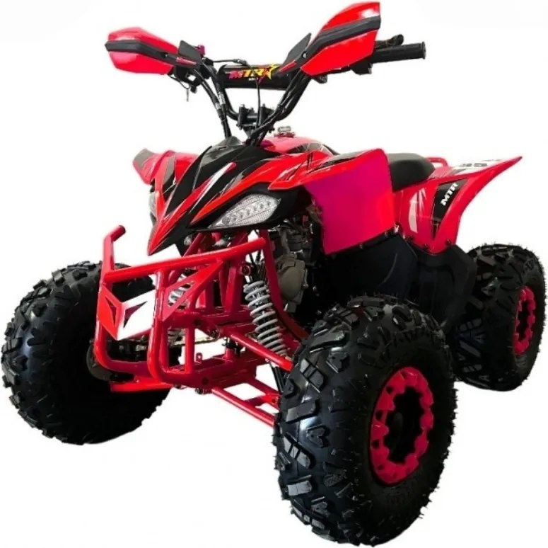 MINI MOTO 4 INFANTIL GASOLINA 125cc MTR KF8 VERMELHA