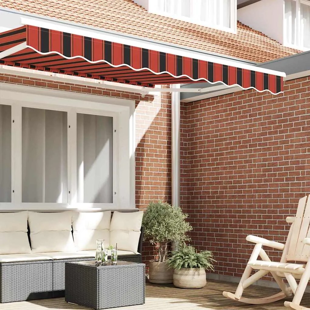 Valência de Toldo para Estrutura de 3m Listrado Multicolorido 2.8x0.2m