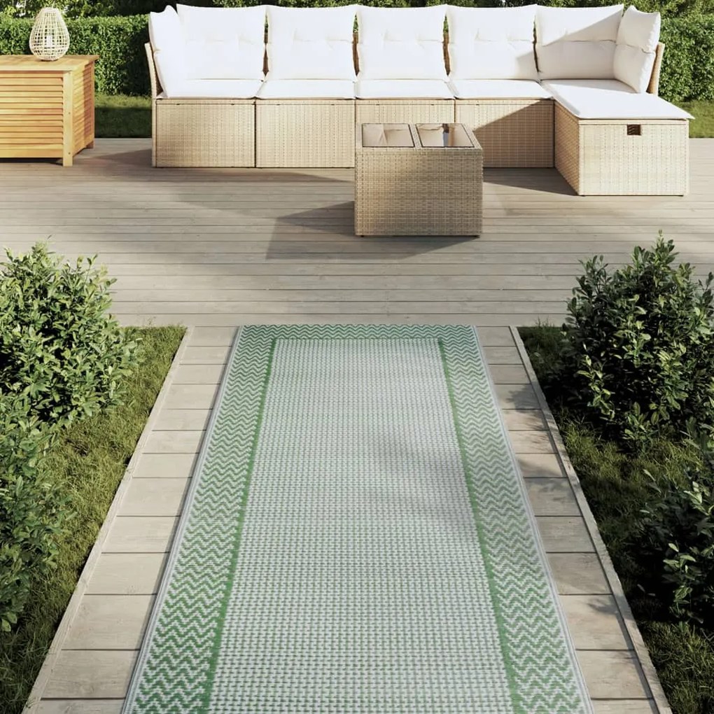 Tapete de exterior 80x250 cm ARAKIL PP verde