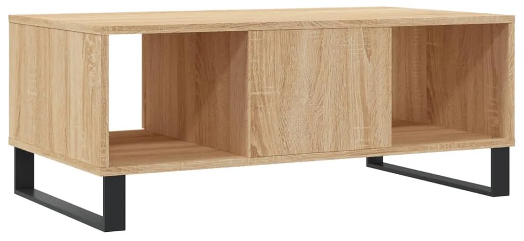 Mesa de centro 90x50x36,5 cm derivados madeira carvalho sonoma