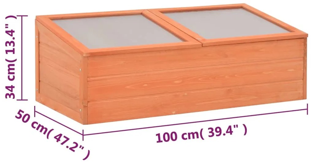 Estufa em madeira 100x50x34 cm