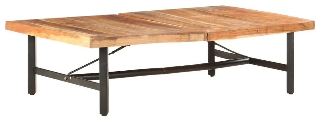 Mesa de centro 142x90x42 cm madeira de acácia maciça