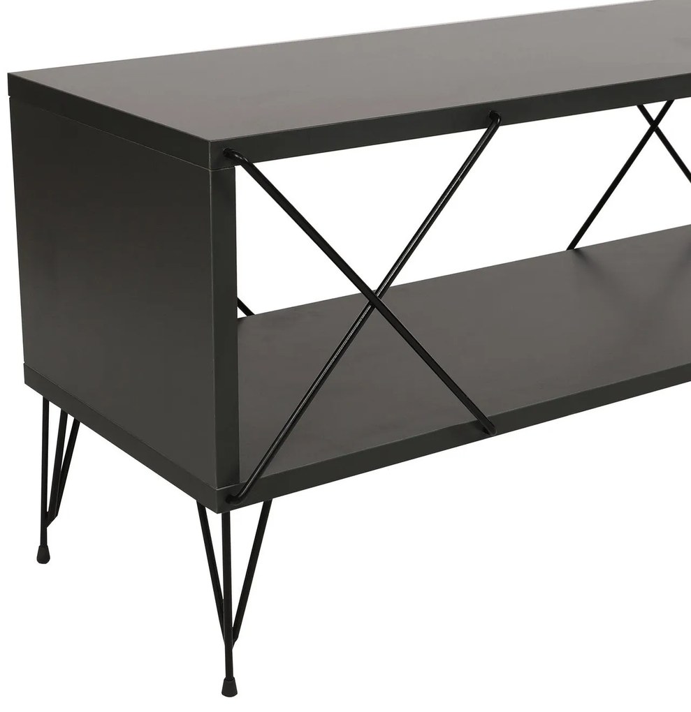 Móvel TV Street – Antracite – 120x40x30 cm