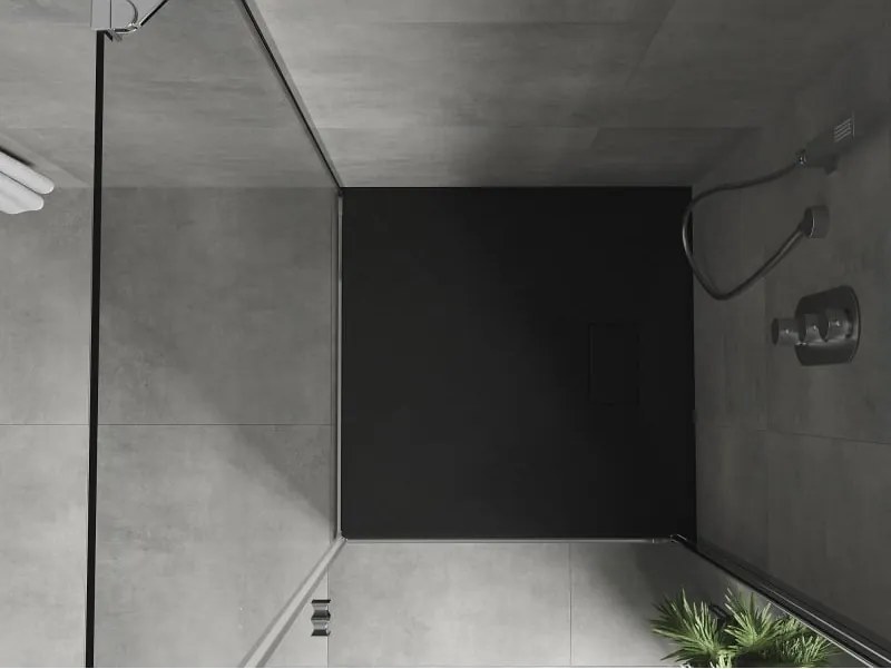 Mexen Hugo base de duche quadrada SMC 90 x 90 cm, preta - 42709090