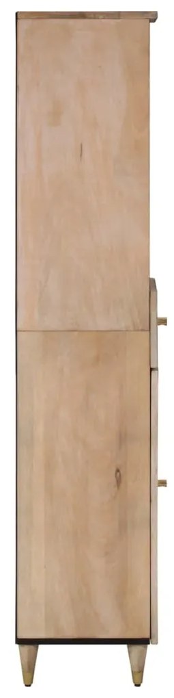 Armário de casa de banho 38x33x160 cm mangueira maciça