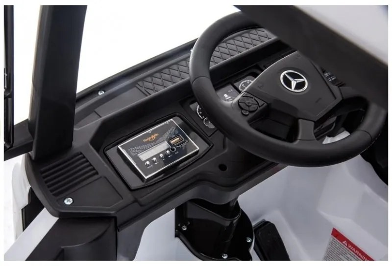 Camião para crianças 3 a 5 anos Mercedes Actros 12V 2.4 PRETO