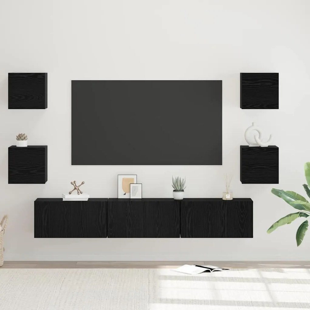 Conjunto de móvel de TV Outros com armazenamento com porta 7 pcs Carva