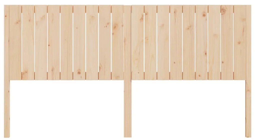 Cabeceira de cama 185,5x4x100 cm madeira de pinho maciça