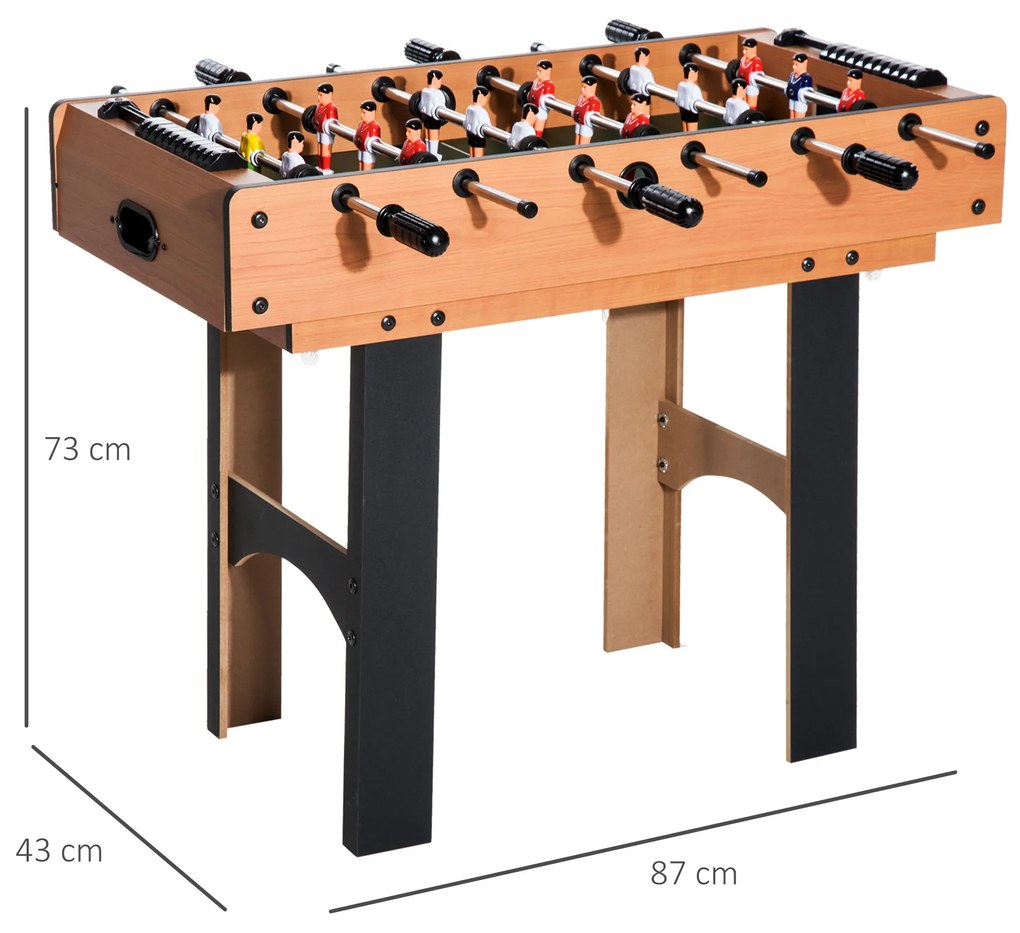 Mesa Multijogos 4 em 1 de Jogos para Crianças acima de 6 Anos Matraquilho Mesa de Bilhar Ping-Pong 87x43x73 cm Madeira e Preto