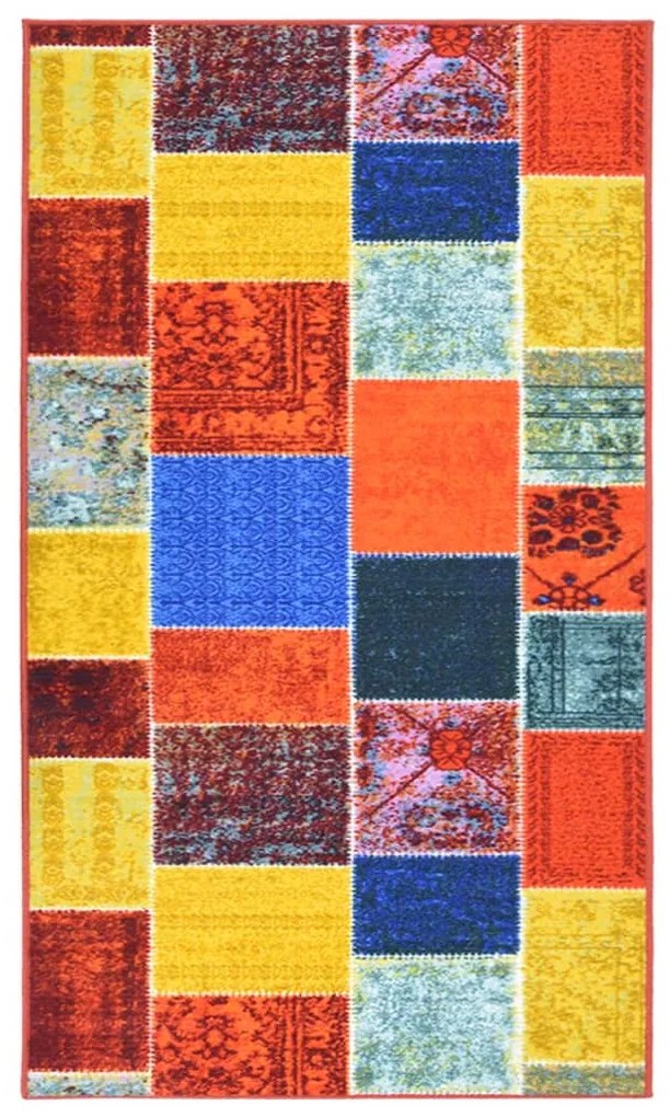 vidaXL Tapete/passadeira 80x150 cm multicor