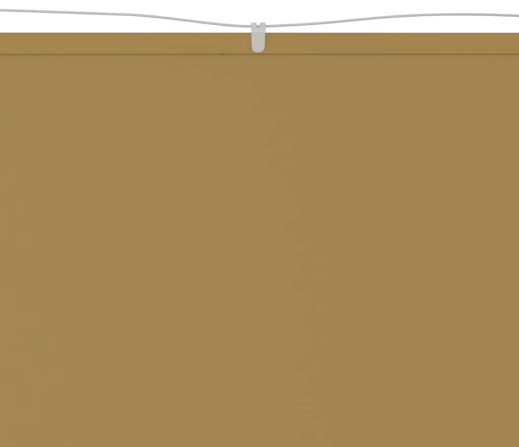 Toldo vertical 100x1200 cm tecido oxford bege