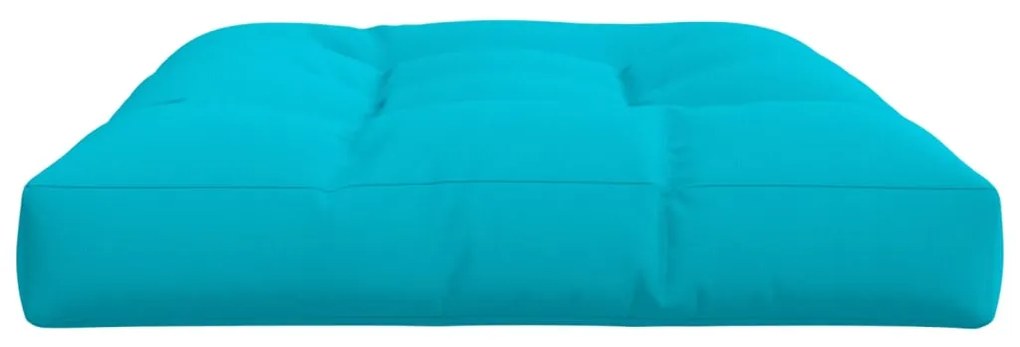 Almofadão para sofá de paletes 120x80x12 cm tecido turquesa